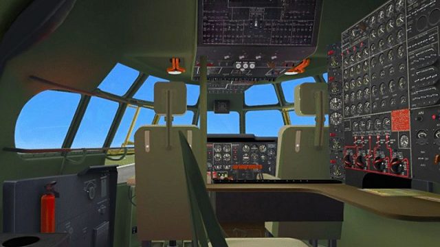 Screenshot 1 — Boeing B-377/C-97 Military Cockpit
