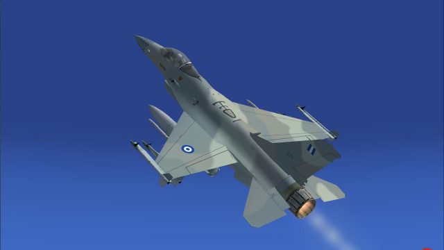 Screenshot 1 — Lockheed Martin F-16C Block 30 Hellenic Air Force Package