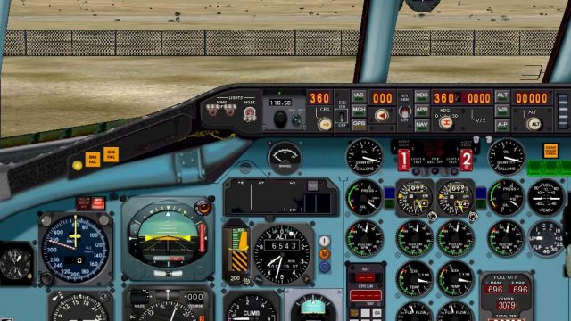 Screenshot 1 — McDonnell Douglas MD-80-87 Panel Project