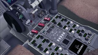 Screenshot 1 — Boeing 737-800 Cockpit Textures Upgrade