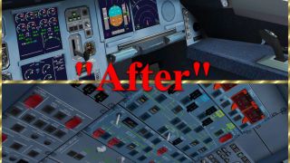 Screenshot 2 — Airbus Cockpit Texture Upgrade