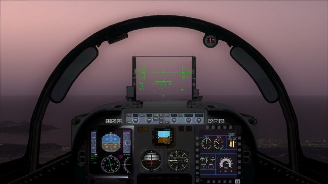 Screenshot 1 — Embraer A-29B Widescreen 2D Panel