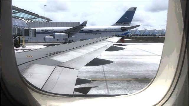 Screenshot 1 — 2D Cabin Window/Wing View Panel