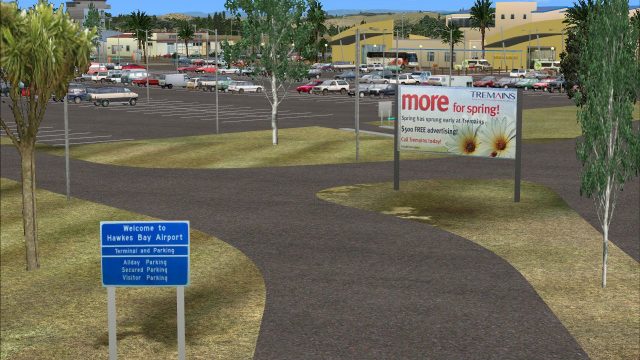 Screenshot 1 — Napier Airport Scenery