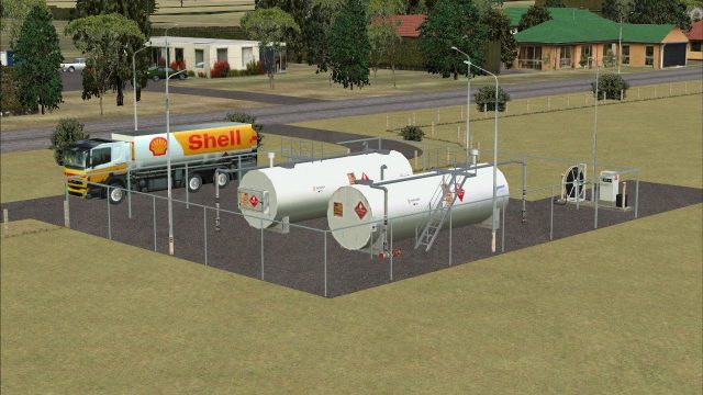 Screenshot 1 — Motueka Aerodrome Scenery