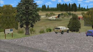 Screenshot 3 — Turangi Airfield Scenery