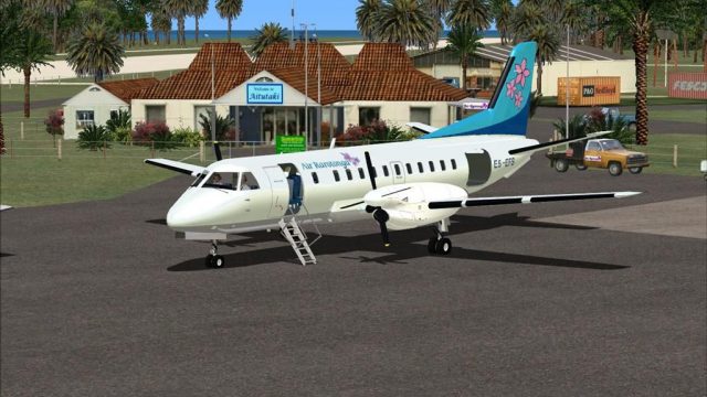 Screenshot 1 — Aitutaki Airport Scenery