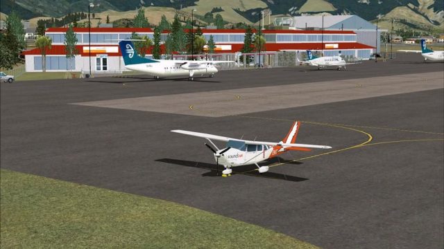 Screenshot 1 — Nelson Regional Airport Scenery
