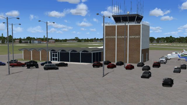Screenshot 1 — Jackson County Airport Scenery
