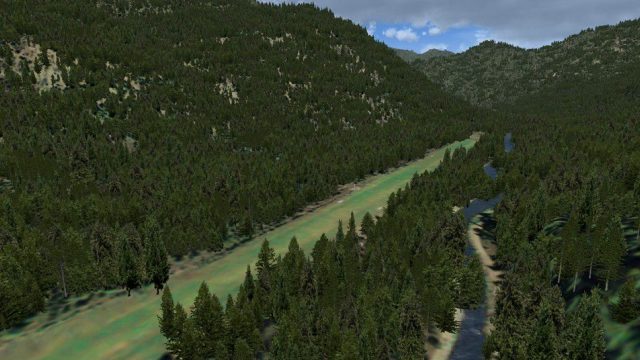 Screenshot 1 — Johnson Creek Airport Scenery