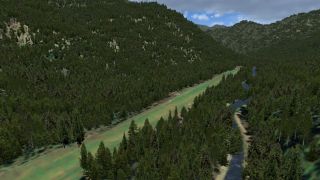 Screenshot 1 — Johnson Creek Airport Scenery
