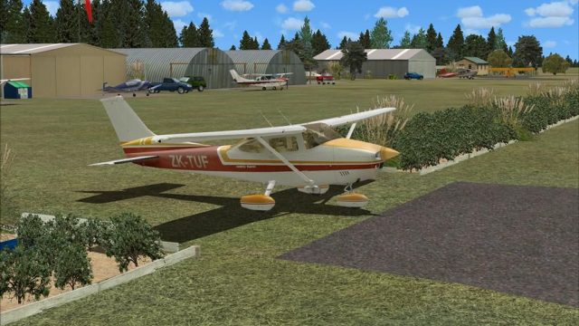 Screenshot 1 — Tokoroa Aerodrome Scenery