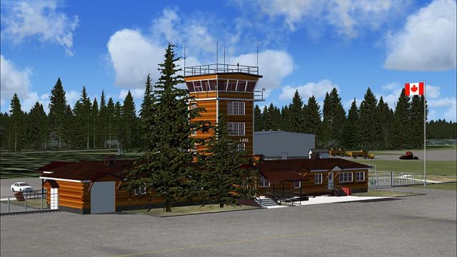 Screenshot 1 — Watson Lake Airport Scenery