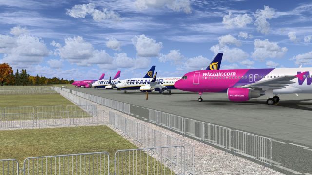 Screenshot 1 — Warszawa Modlin Airport Scenery