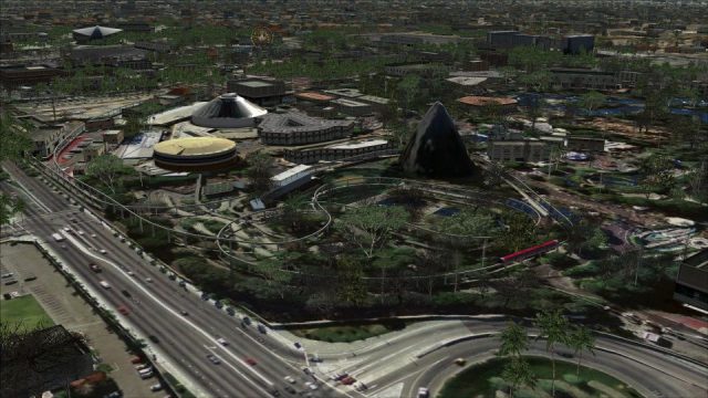 Screenshot 1 — Disneyland CA Monorail Scenery