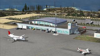 Screenshot 3 — Rishiri Airport Scenery