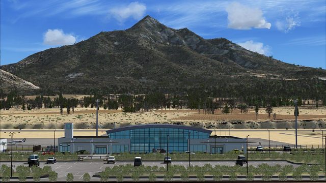 Screenshot 1 — Rishiri Airport Scenery