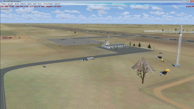 Screenshot 1 — Sarakhs Airport Scenery