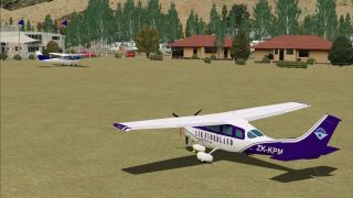Screenshot 7 — Omarama Airfield Scenery