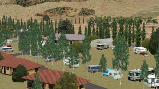 Screenshot 1 — Omarama Airfield Scenery