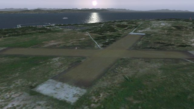Screenshot 1 — Robben Island Airstrip Scenery