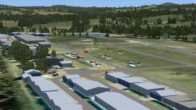Screenshot 1 — Stellenbosch Airport Scenery