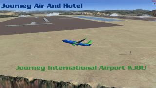 Screenshot 1 — Journey International Airport Scenery