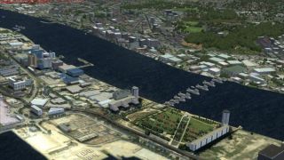 Screenshot 1 — The Thames Barrier P3D Scenery