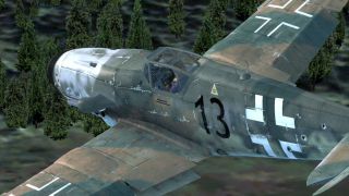 Screenshot 1 — Messerschmitt BF109-k4 Black 13 Dirty