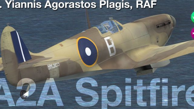 Screenshot 1 — RAF Spitfire Mk Ia Of Lt. Plagis V1.01