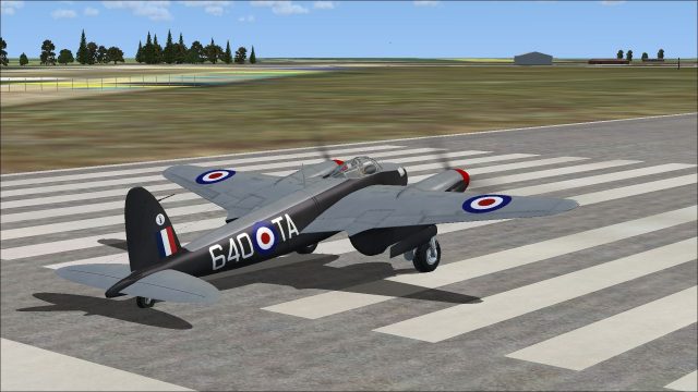 Screenshot 1 — DeHavilland Mosquito TA640