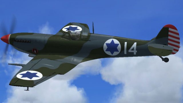 Screenshot 1 — Israeli Air Force Spitfire Mk IX