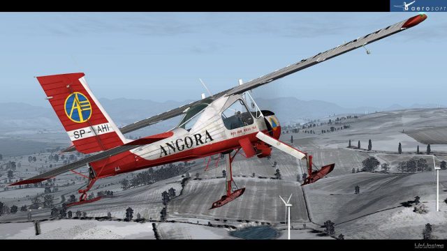 Screenshot 1 — Polish PZL-104 Wilga On Skis