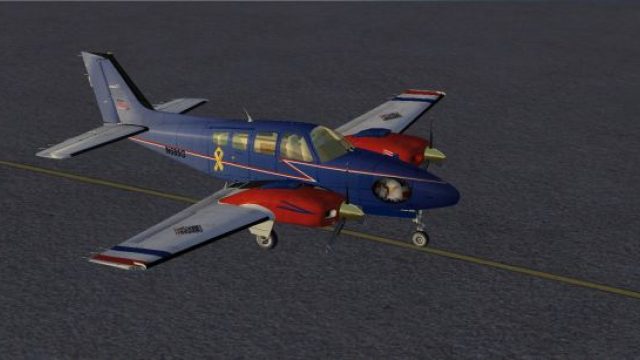 Screenshot 1 — USAFC Beechcraft Baron 58
