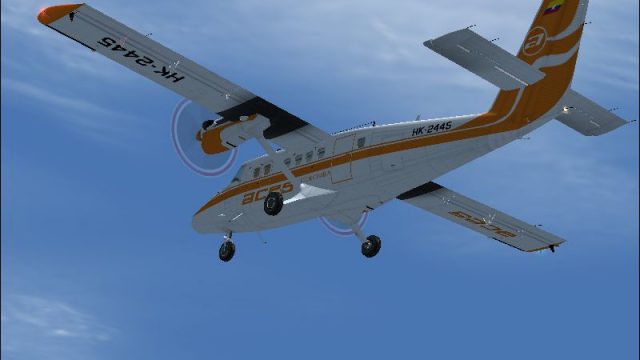Screenshot 1 — Aces Colombia DeHavilland Twin Otter HK-2445