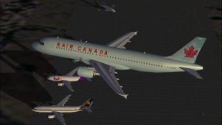 Screenshot 1 — Air Canada's Airbus A320