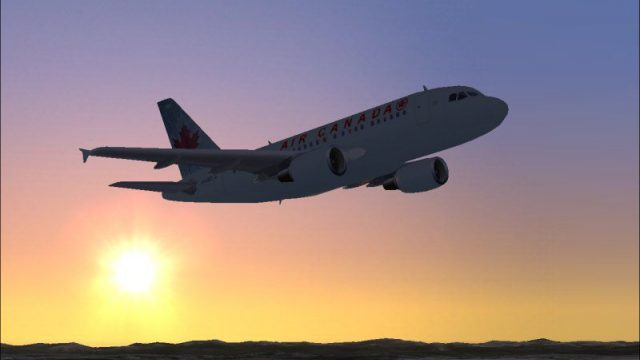 Screenshot 1 — Air Canada Airbus A318