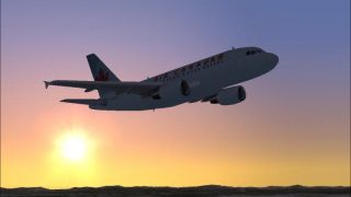 Screenshot 1 — Air Canada Airbus A318