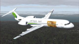 Screenshot 1 — Jetsgo Fokker 100 V2 MasterCard
