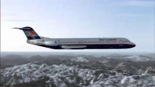 Screenshot 1 — InterCanadian Fokker 100 V2 Tay 620 (Dirty)