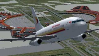 Screenshot 1 — Bayu Indonesia Boeing 737-200