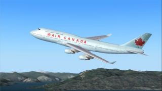 Screenshot 1 — Air Canada Boeing 747-400 32-Bit
