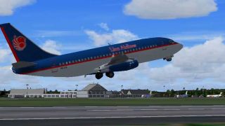 Screenshot 1 — Lion Airlines Boeing 737-200