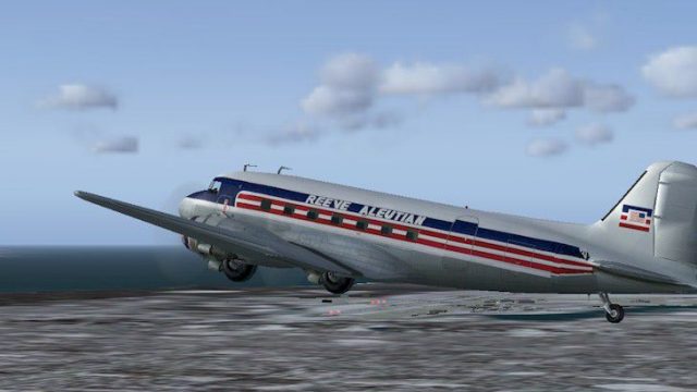 Screenshot 1 — Reeve Aleutian Douglas DC3
