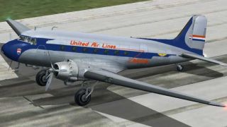 Screenshot 1 — United Airlines Douglas DC-3