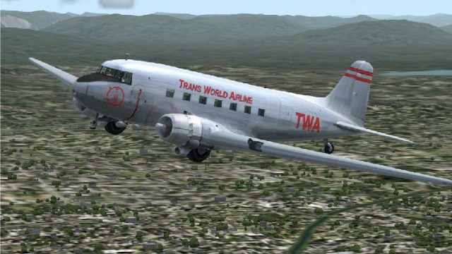 Screenshot 1 — TWA Douglas DC-3