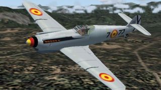 Screenshot 3 — FSX/ FS2004 Hispano HA-1112-M1L Buchon