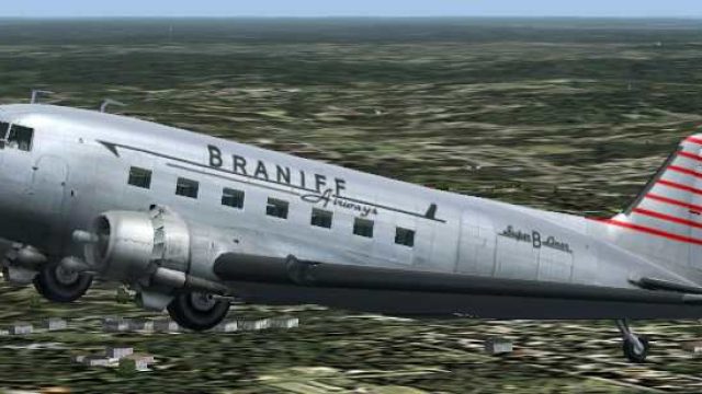 Screenshot 1 — Braniff Douglas DC-3 NC29362