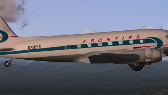 Screenshot 1 — Frontier Airlines Douglas DC-3