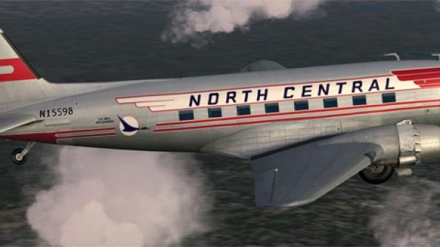 Screenshot 1 — North Central Douglas DC-3